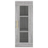 Highboard Grey Sonoma 34.5x34x180 cm Engineered Wood 3199359