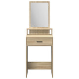 Dressing Table Sonoma Oak 50 x 41 x 140 cm Engineered Wood 865129