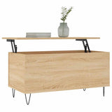 Coffee Table Sonoma Oak 90x44.5x45 cm Engineered Wood 830975