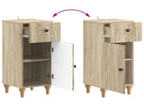 2 Piece Bathroom Cabinet Set ALKMAAR Sonoma Oak Engineered Wood 3417992