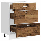 Kitchen Base Cabinet Lyon Old Wood Engineered Wood 854257