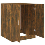 Washing Machine Cabinet Smoked Oak Engineered Wood 3120182