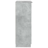 Shoe Cabinet Concrete Grey 59x35x100.5 cm Engineered Wood 811443