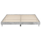 Bed Frame without Mattress Concrete Grey 200x200 cm 832217