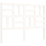 Bed Frame without Mattress White 140x190 cm Solid Wood Pine 3193057