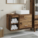 Bathroom Furniture Set 2 pcs Old Wood Engineered Wood 3403902