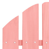 Garden Adirondack Rocking Chair Solid Fir Wood Pink 315887