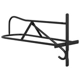 Saddle Rack Wall Mounted Black Iron 172427