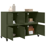Sideboard Olive Green 100.5x39x72 cm Steel 846744