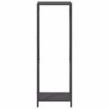 Firewood Rack Black 34x25x100 cm Cold-rolled steel 864323