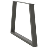 Dining Table Legs V-Shape 2 pcs Anthracite 100x cm Steel 4012582