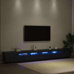 TV Cabinet 3 pcs Black 300 x 35 x 40 cm Engineered wood 3333065