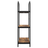 Bookshelf Smoked Oak 80 x 30 x 109 cm Engineered wood 879847