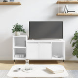 TV Cabinet White 100x35x55 cm Engineered Wood 831308
