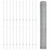 Welded Wire Fence 50 x 1.2 m Hot-Dip Galvanised Steel 3337039
