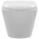 Wall Hung Rimless Toilet Ceramic White 145237