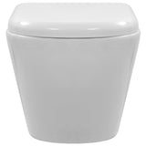Wall Hung Rimless Toilet Ceramic White 145237