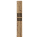 Bathroom Cabinet with Open Shelf ZWOLLE Artisan Oak 896384