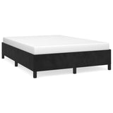 Bed Frame without Mattress Black 135x190 cm Double Double Velvet 349883