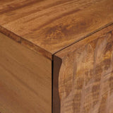 TV Cabinet with Drawer Acacia Brown Finish 105 x 33 x 46 cm 4017914