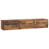TV Cabinet Old Wood 147 x 34.5 x 27 cm Engineered Wood 895863