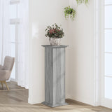 Plant Stand Grey Sonoma 33x33x100 cm Engineered Wood 852983