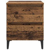 Bedside Cabinet 2 pcs Old wood 40 x 35 x 50 cm Engineered wood 871919
