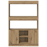 Highboard Artisian Oak 92x33x140 cm Engineered Wood 3309617