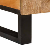 Coffee Table Natural 80 x 50 x 40 cm Solid Mango Wood 4018049