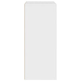 Book Cabinet White 60x30x71.5 cm Engineered Wood 860310