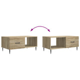 Coffee Table Sonoma Oak 90 x 50 x 40 cm Engineered Wood 894957