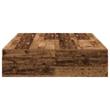Storage Bed Frame Old Wood 120 x 200 cm Engineered Wood 3335371