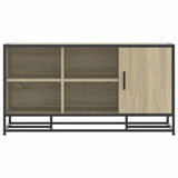 Shoe Bench Sonoma Oak 100x40x53.5 cm Engineered Wood and Metal 849215