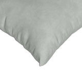 Sofa Pillows 2 pcs Light Grey 80 x 80 cm Corduroy Fabric 42014057