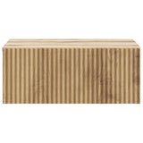 Wall-Mounted Bedside Cabinet 2 pcs Artisan Oak Engineered Wood 898464