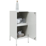 ZNTS Sideboard White 36x39x79 cm Steel 843022