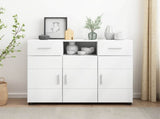 Wooden Cabinet White 88.5 x 30.5 x 73 cm Engineered Wood 880281