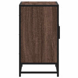 Bathroom Sink Cabinet Brown Oak 90x33x60 cm Engineered Wood 849273