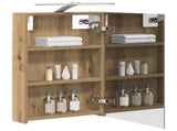 Bathroom Mirror Cabinet Artisan Oak 40 x 10.5 x 60.5 cm 889038