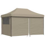 Party Tent Folding Taupe 292 x 440 x 315 cm Oxford Fabric 42023634