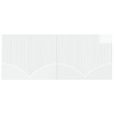 Wall-Mounted Headboard HOORN High Gloss White Engineered Wood 897409