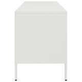TV Cabinet White 100.5x39x50.5 cm Steel 843041