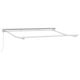 Retractable Awning Manual Brown 350x200 cm Fabric 3329673