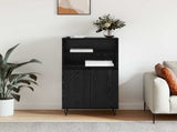 Highboard Black 60 x 36 x 110 cm Engineered wood 879621