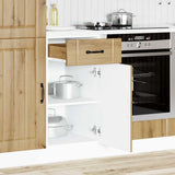 Kitchen Base Cabinet Lucca Artisan Oak Engineered Wood 853716
