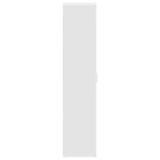 Shoe Cabinet with Door White 80 x 39 x 180 cm Engineered wood 3333866