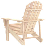 Garden Chair Natural Fir Solid Fir Wood Standard Ergonomic 315872