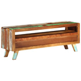TV Cabinet Multicolour 110x30x40 cm Solid Reclaimed Wood 337063