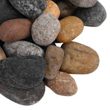 Polished Pebbles 25 kg Mixed Colour 5-8 cm 3217197