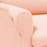 Armchair Pink 76 x 94 x 102 cm Sharpa Fabric 42009853